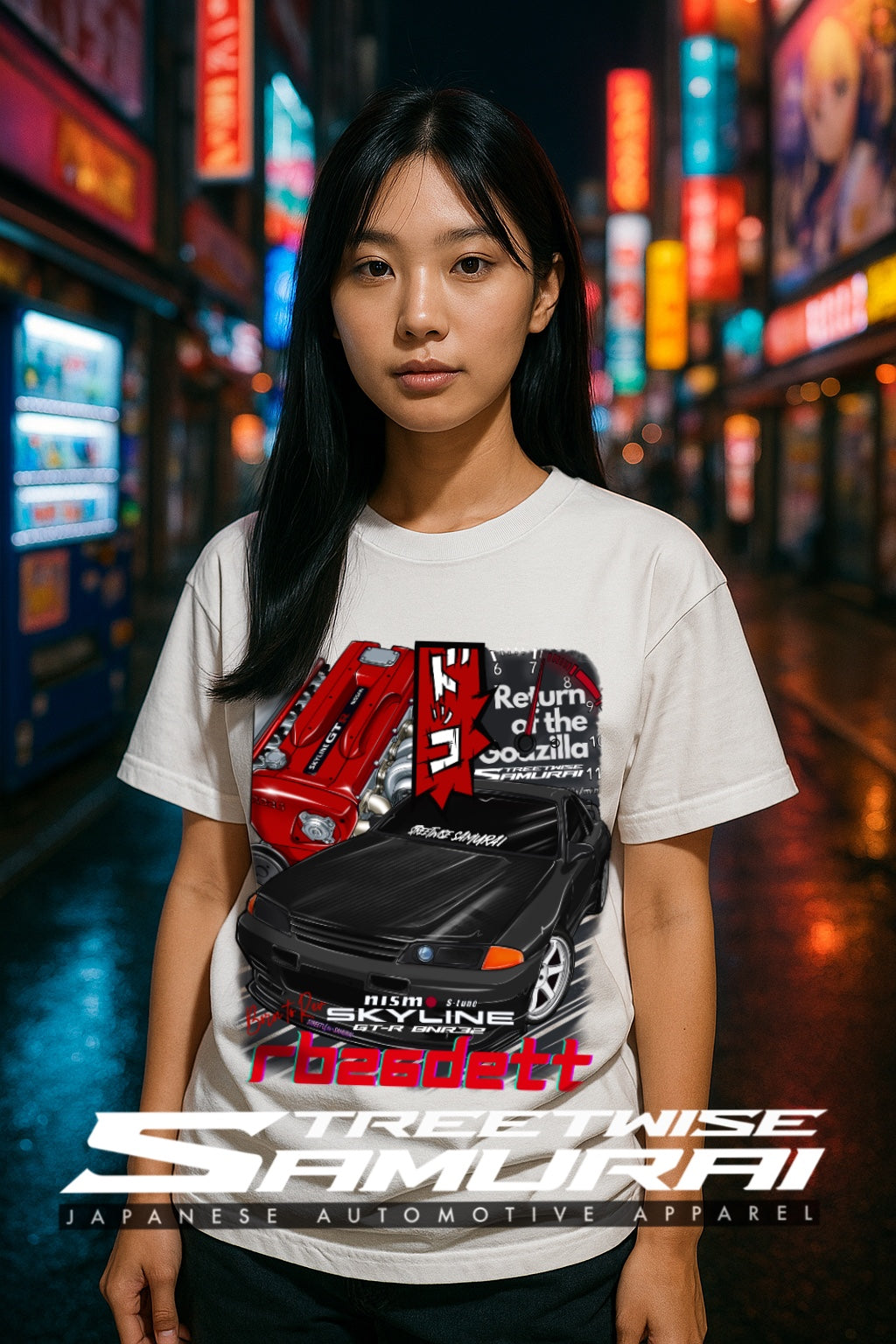 Tshirt - R32 Skyline Rev Line