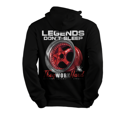 Hoodie - LEGENDS WORK HARD Collector's Edition